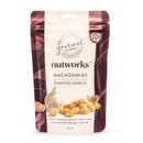 Roasted Garlic Macadamias – Premium Australian Grown Hand Roasted Nuts 75g Nutworks