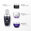 four beauty products from the Lancome brand, including an ACTIVER GENIFIQUE ULTIMATE SERUM 50ML, a CIBLER GENIFIQUE ULTIMATE CREME YEUX SMIL, a TRAITER RENERGIE CREME HP.N. 300-PEPTIDE 15ML, and a REGENERER MULTI-LIFT CREME NUT 15ML.