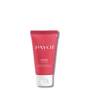 A tube of pink Payot Paris MASQUE D'TOX with a white cap, against a black background.