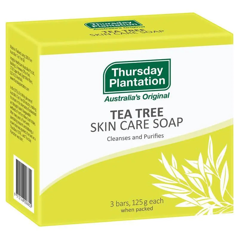 Thursday Plantation Tea Tree Soap 3 x 125g Thursday Plantation