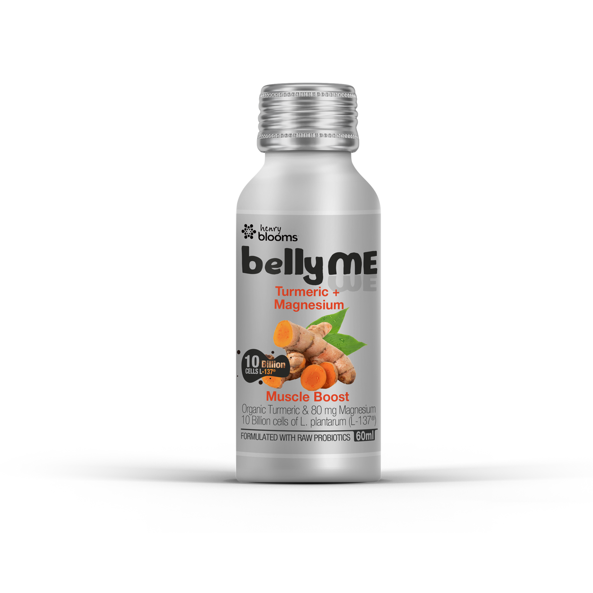 Muscle Boost Turmeric - Organic Magnesium Supplement | Henry Blooms 60ml Henry Blooms