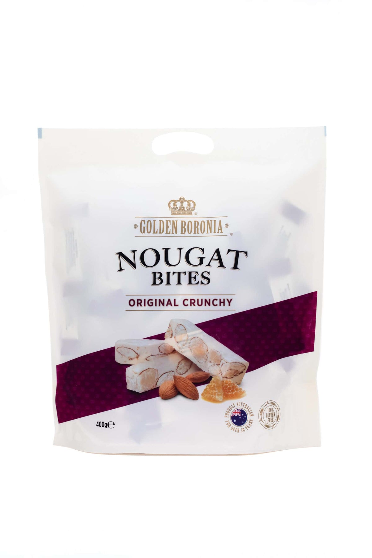 Golden Borinia Crunchy nougat 400g Golden Boronia