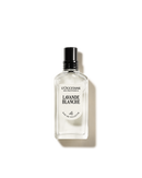 A bottle of L'Occitane eau de toilette, specifically Lavande Blanche, is shown against a white background.