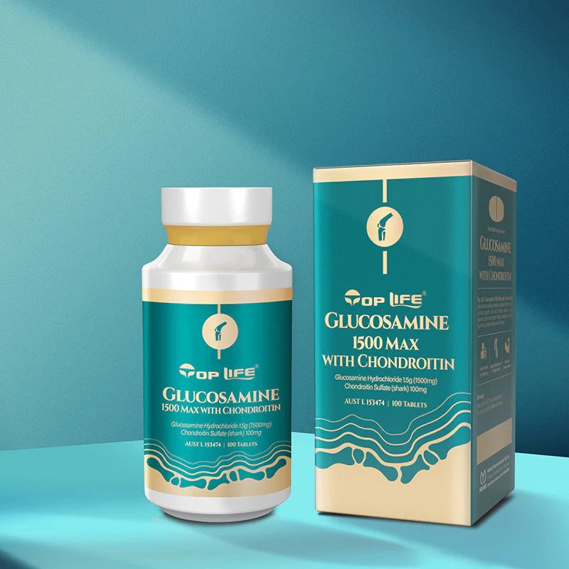 Top Life Glucosamine 1500Max with Chondroitin 100Tab New Top Life