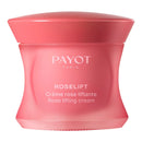 A pink jar of Payot Paris Roselift cream, a rose lifting cream.