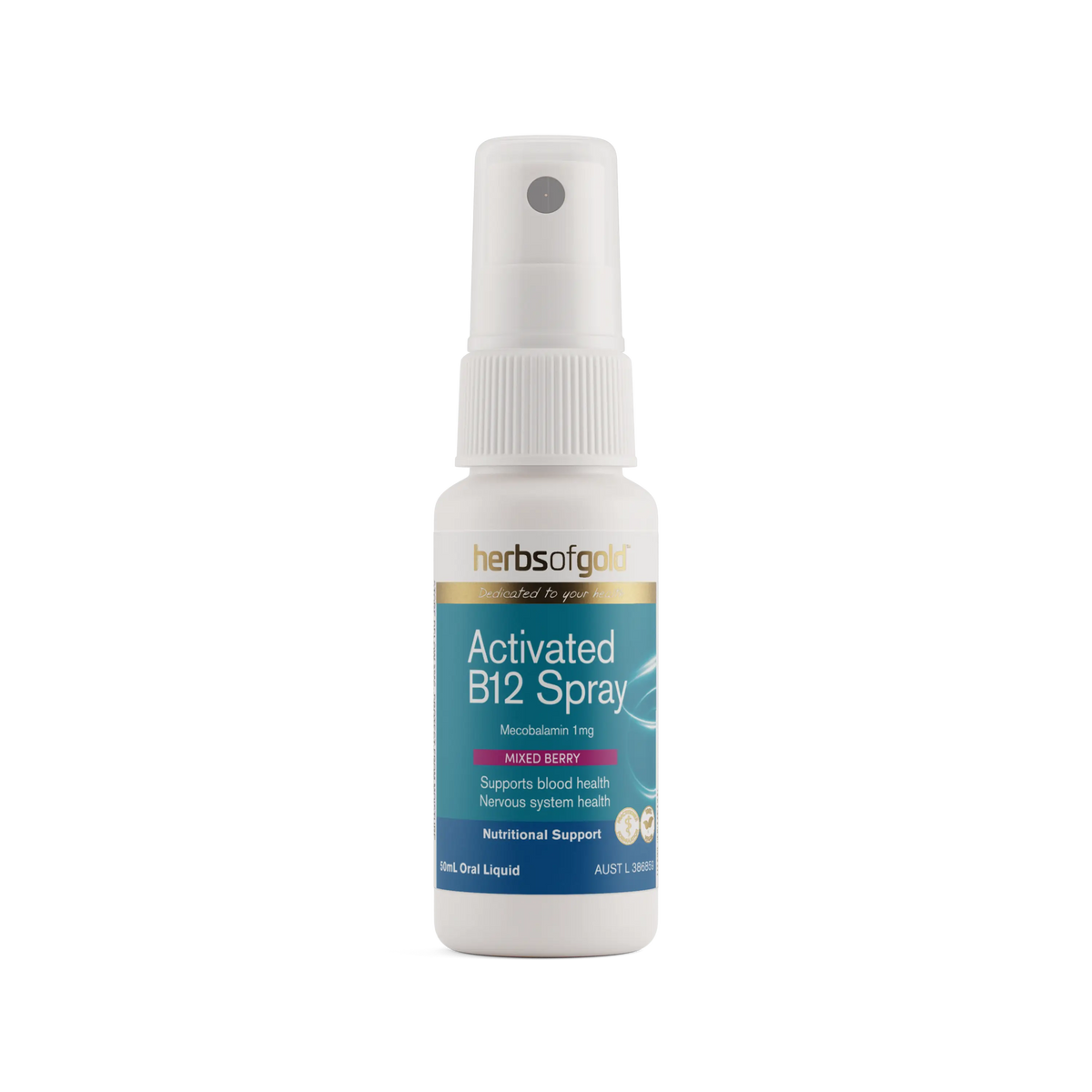 Herbs of Gold Activated B12 Spray Herbs of gold