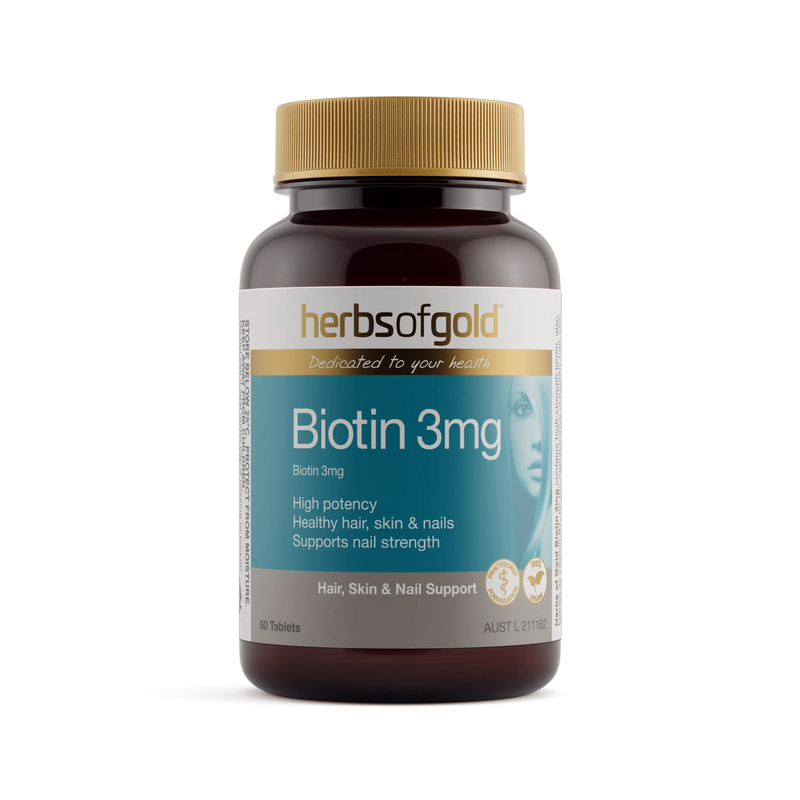 Herbs of Gold Biotin 3mg Herbs of gold
