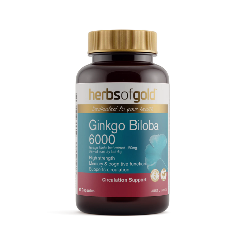 Herbs of Gold Ginkgo Biloba 6000 Herbs of gold