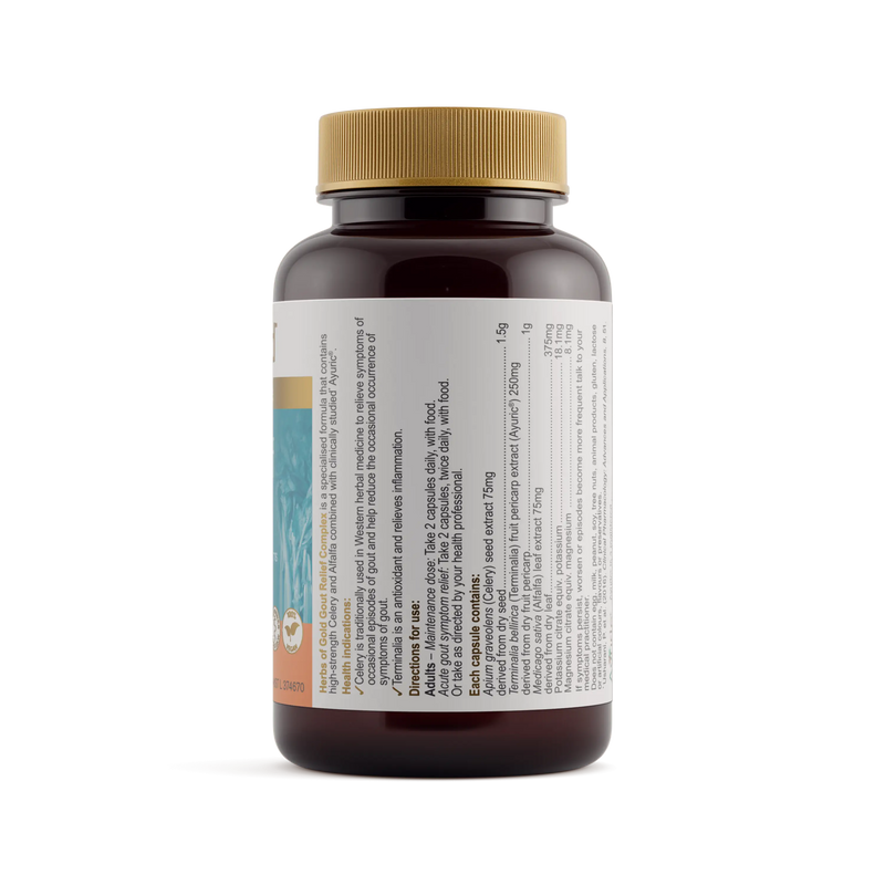 Herbs of Gold Gout Relief Complex Herbs of gold