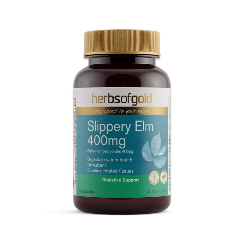Herbs of Gold Slippery Elm 400mg Herbs of gold