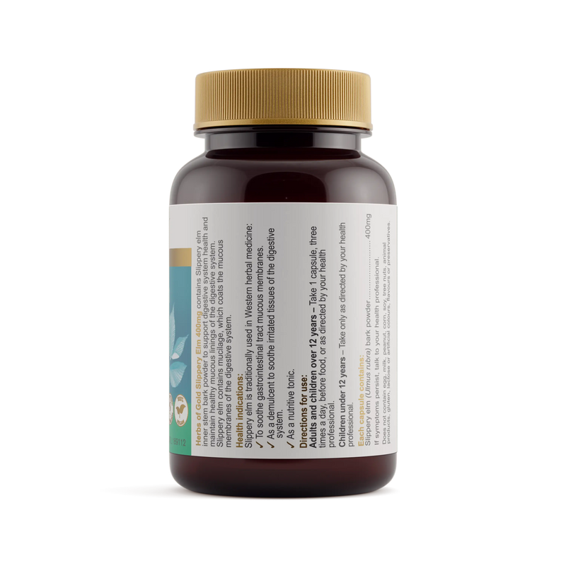 Herbs of Gold Slippery Elm 400mg Herbs of gold