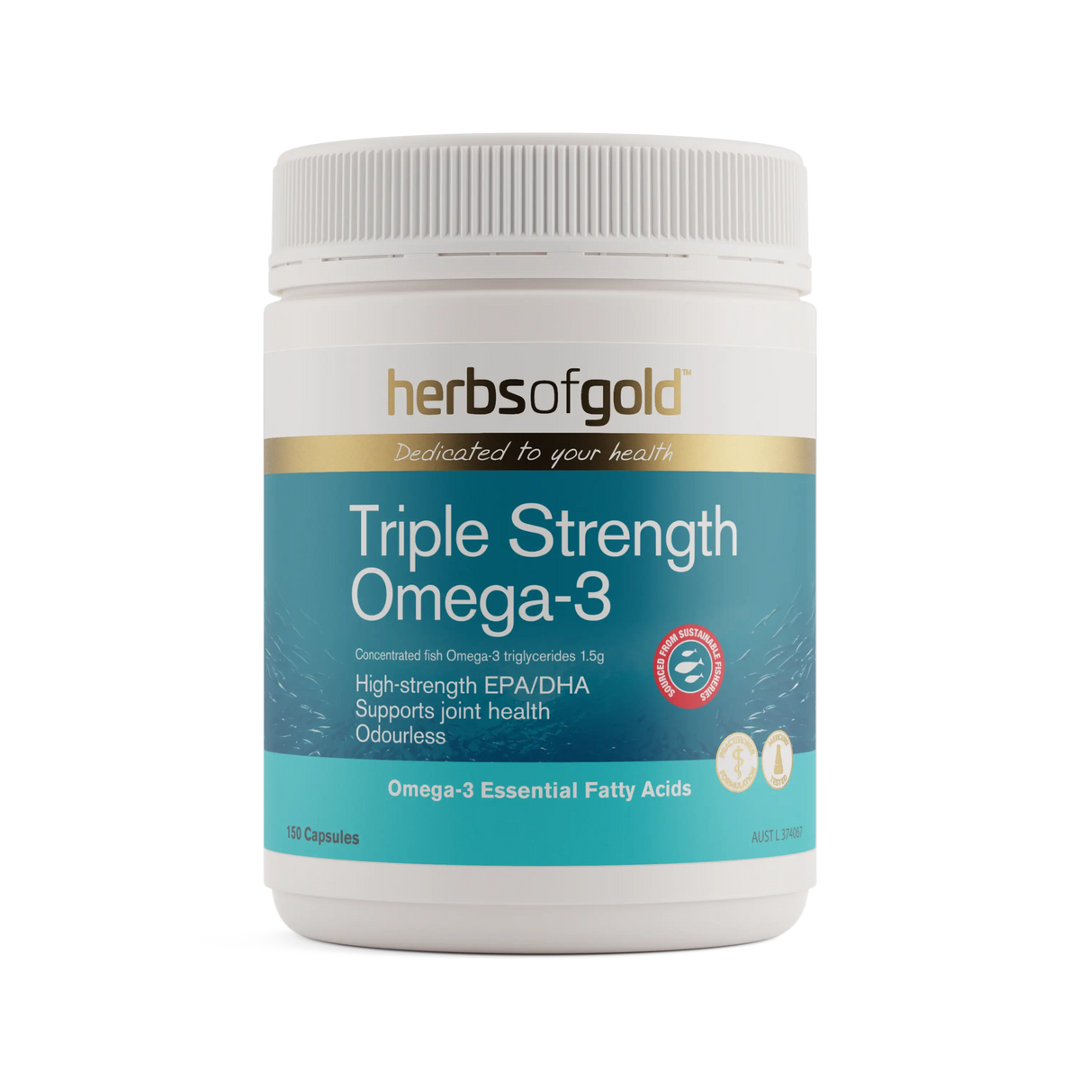 Herbs of Gold Triple Strength Omega-3 Herbs of gold