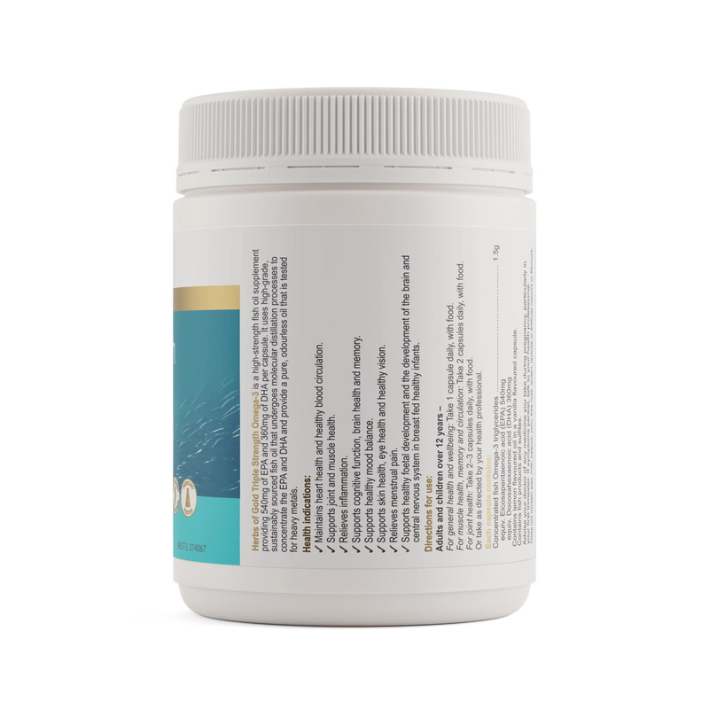 Herbs of Gold Triple Strength Omega-3 Herbs of gold
