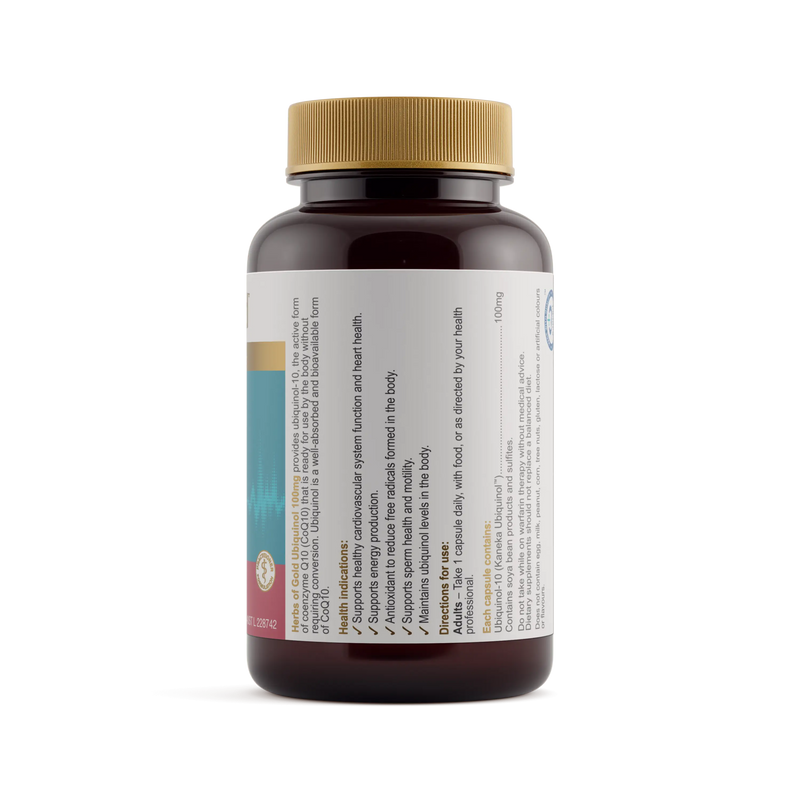 Herbs of Gold Ubiquinol 100mg Herbs of gold