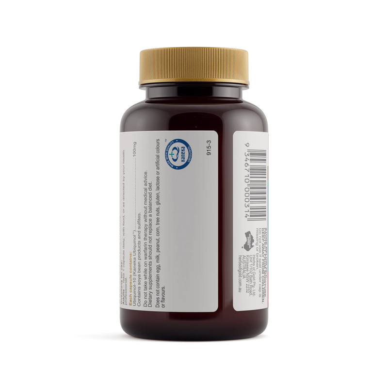 Herbs of Gold Ubiquinol 100mg Herbs of gold