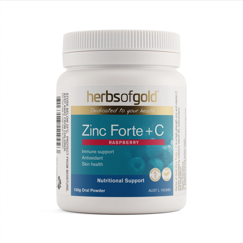 Herbs of Gold Zinc Forte + C Herbs of gold