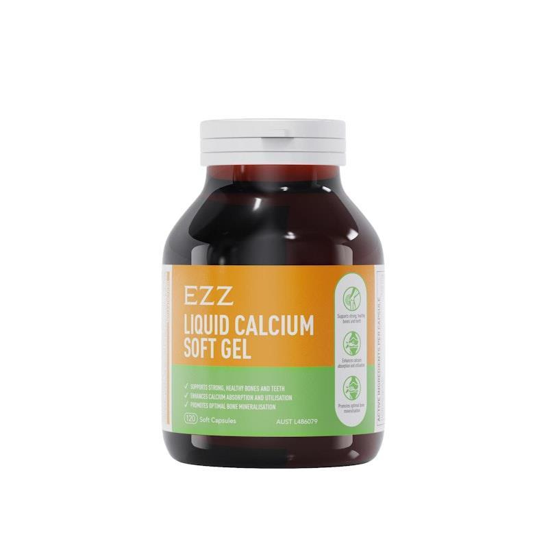 EZZ Liquid Calcium Soft Gel 120C EZZ