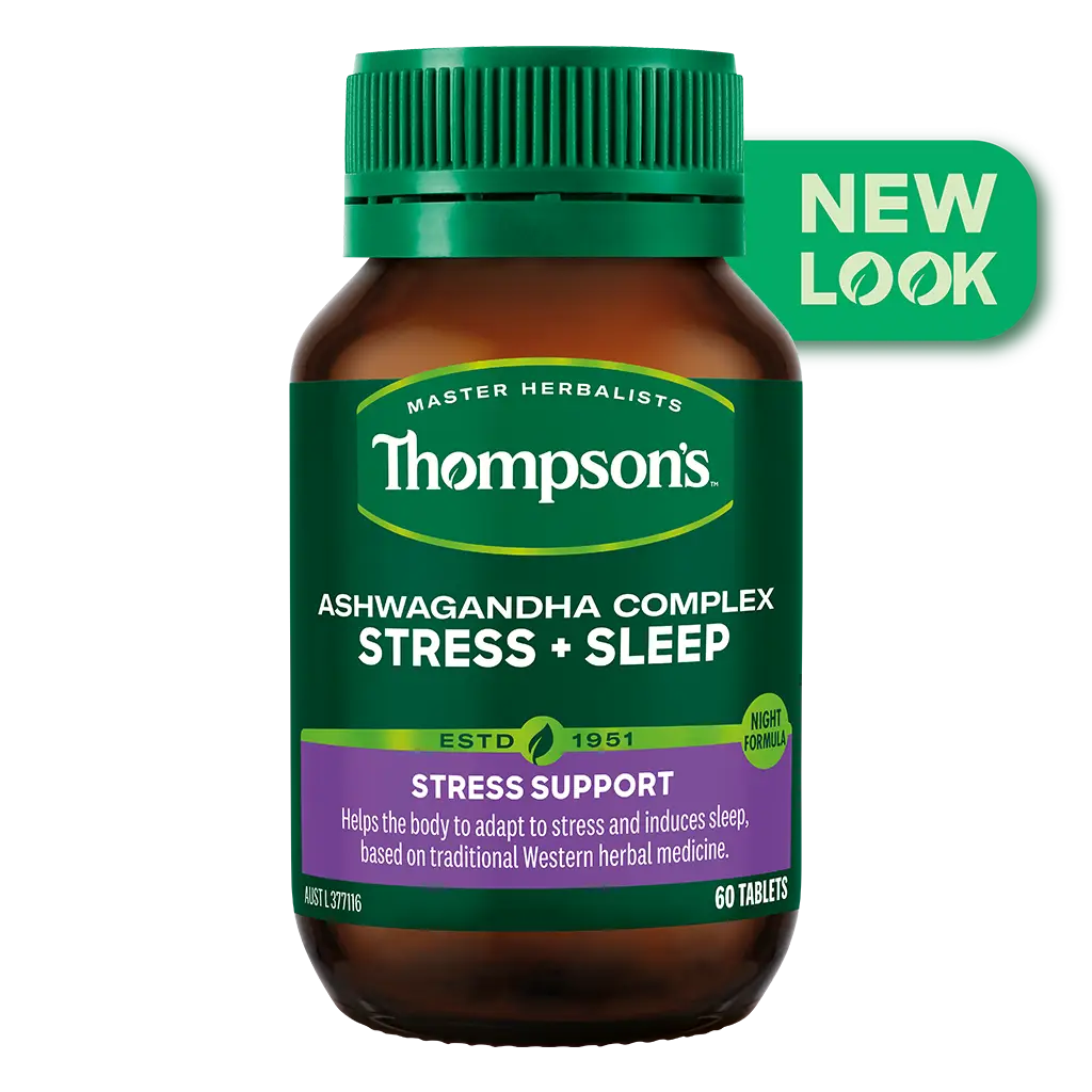 Thompsons Ashwagandha Complex Stress + Sleep 60 Tablets XDaySale