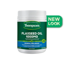 Thompsons Flaxseed Oil Gel-Free 1000mg 200 Vegi Capsules XDaySale