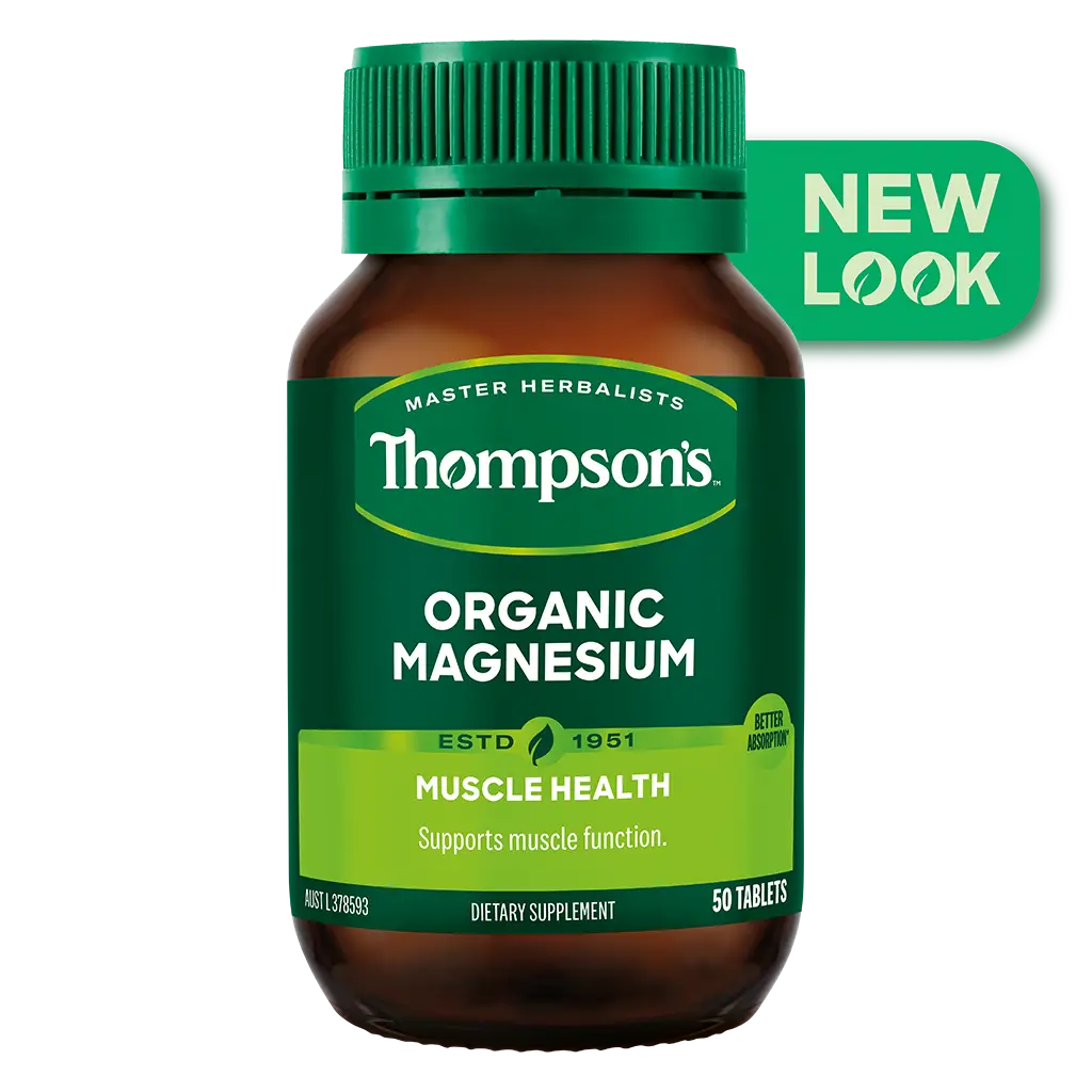Thompsons Organic Magnesium 50 Tablets XDaySale