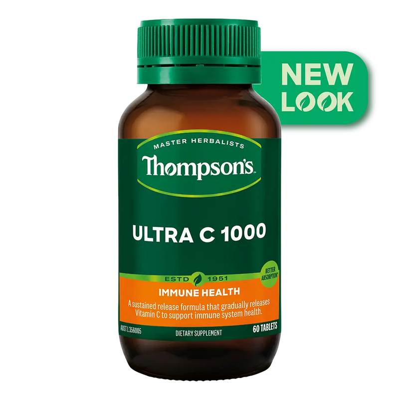 Thompsons Ultra C 1000mg 60 Tablets Thompsons