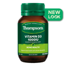 Thompsons Vitamin D3 1000IU 240 Capsules XDaySale