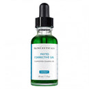 A bottle of SkinCeuticals PHYTO CORRECTIVE GEL, a 30 ml / 1 fl oz (1.1 oz) composition that is a 30 ml bottle containing a 30 ml (1 fl oz) amount of the product.