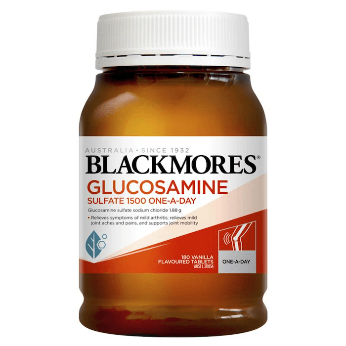 Blackmores Glucosamine Sulfate 1500mg One-A-Day 180 Tablets Blackmores