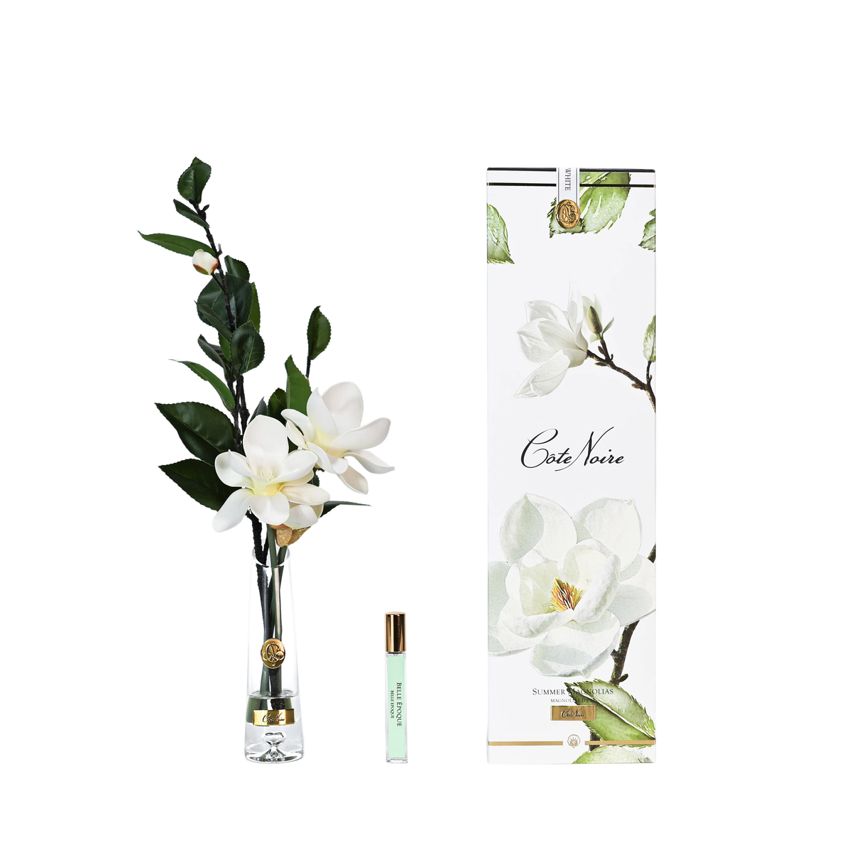 Cote Noire Summer Magnolia - White & Gold -NEW- SMG01 Cote Noire