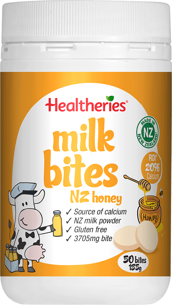 Milk Bites Honey - Healtheries Calcium Supplement For Kids & Family Snack Healtheries