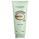a tube of L'Occitane almond oil body wash.