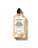a bottle of L'Occitanee in France, specifically the "Orchidée" fragrance.