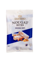 A package of Golden Boronia Nougat Bites, a soft and chewy confectionery product.