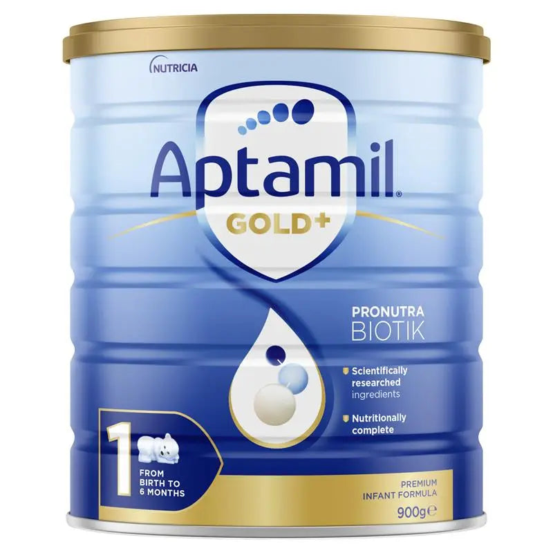 Aptamil Gold+ 1 Baby Infant Formula From Birth to 6 Months 900g EXP: 06/24 - XDaySale