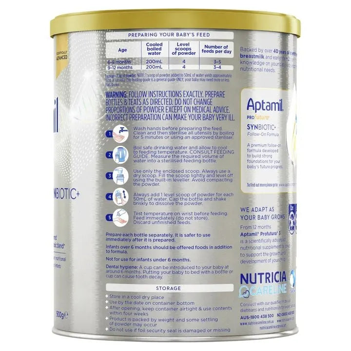Aptamil Profutura 2 Premium Baby Follow-On Formula From 6-12 Months 900g EXP:10/2024 - XDaySale