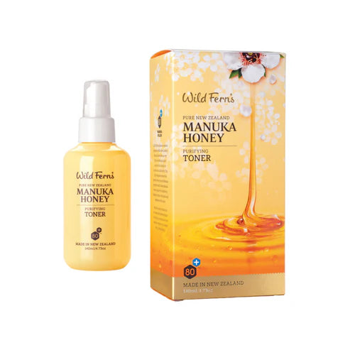 Manuka Honey Toner – Wild Fern Hydrating Facial Toner with Aloe Vera & Witch Hazel Wild Fern