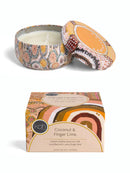 Koh Living Aboriginal Scented Coconut & Finger Lime Candle Tin 170g Koh Living