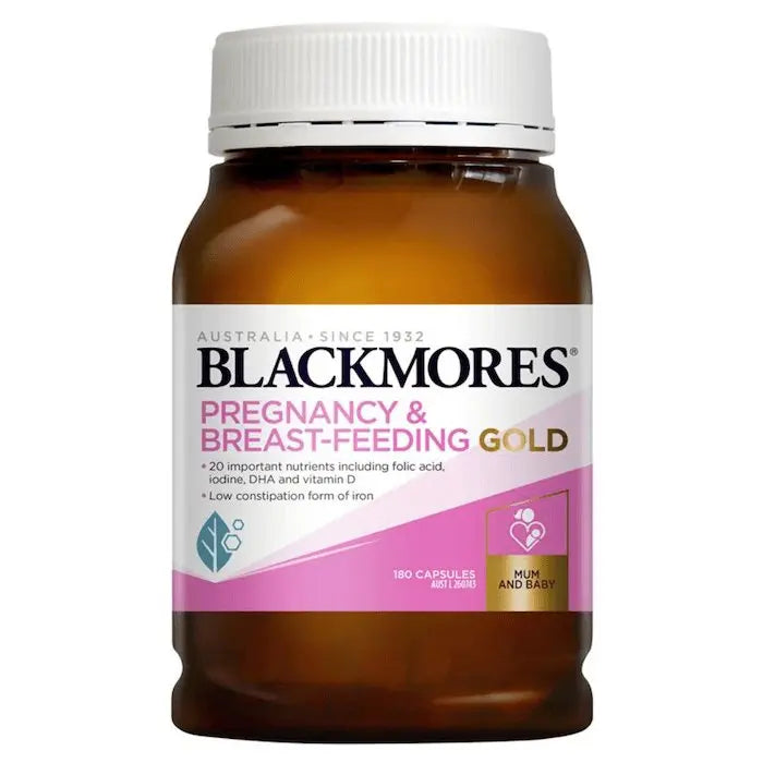 Blackmores Pregnancy and Breastfeeding Gold 180 Capsules EXP: 07/2025 - XDaySale