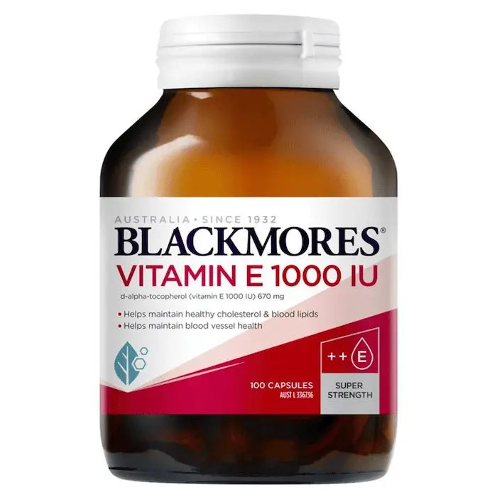 Blackmores Vitamin E 1000IU 100 Capsules EXP: 09/2027 - XDaySale
