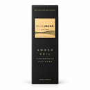 Blue Jacar Amber Veil 200ml Reed Diffuser carton on a clean white background