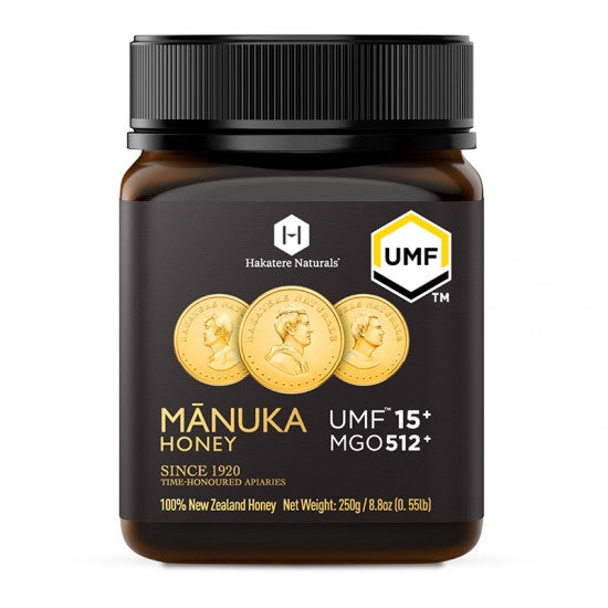 UMF 15+ Manuka Honey – Natural Antibacterial Raw Honey 250g | Immune Support Hakatere Naturals