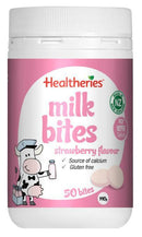Healtheries Milk Bites - Strawberry Calcium Snack | Energy Biscuit, Gluten Free Healtheries