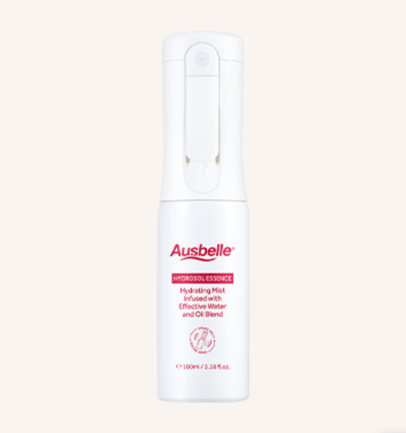 Hydrosol Essence Mist – Ausbelle 100ml | Damask Rose Water Facial Hydrating Spray Ausbelle
