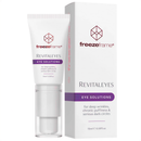 a tube of Revitaleyes eye solution and its packaging.