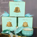 Cote Noire Art Deco Candle - Tiffany Blue & Gold - Persian Lime - GML45001 Cote Noire
