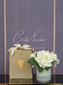 Cote Noire - Herringbone Flower Cream - Champagne Roses - HCF02 - XDaySale