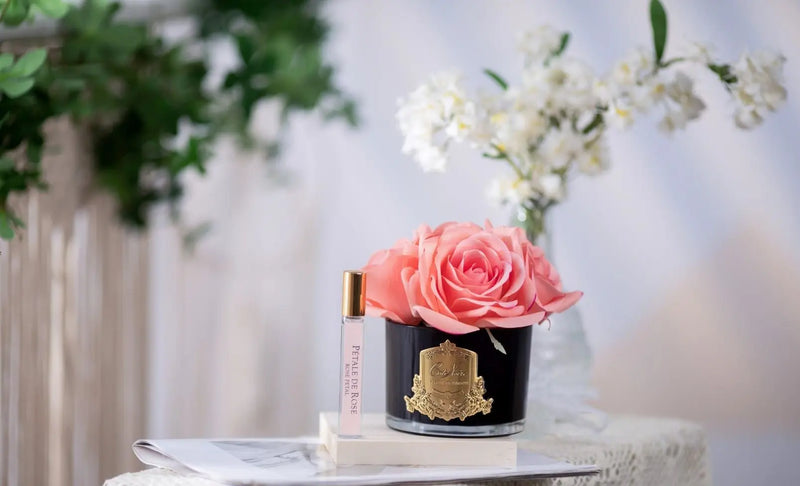 Cote Noire Perfumed Natural Touch 5 Roses - Black - White Peach - GMRB65 Cote Noire