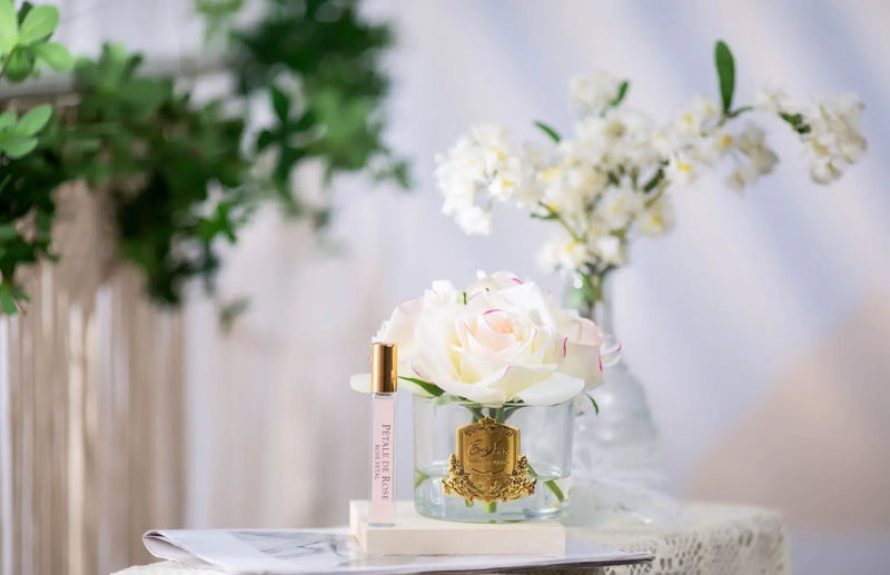 Cote Noire Perfumed Natural Touch 5 Roses - Clear - Pink Blush - Pink Box - GMR88 Cote Noire