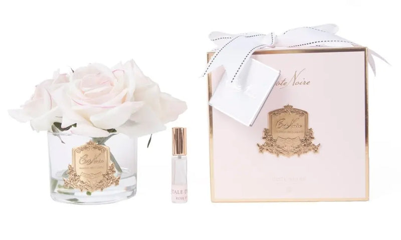 Cote Noire Perfumed Natural Touch 5 Roses - Clear - Pink Blush - Pink Box - GMR88 Cote Noire