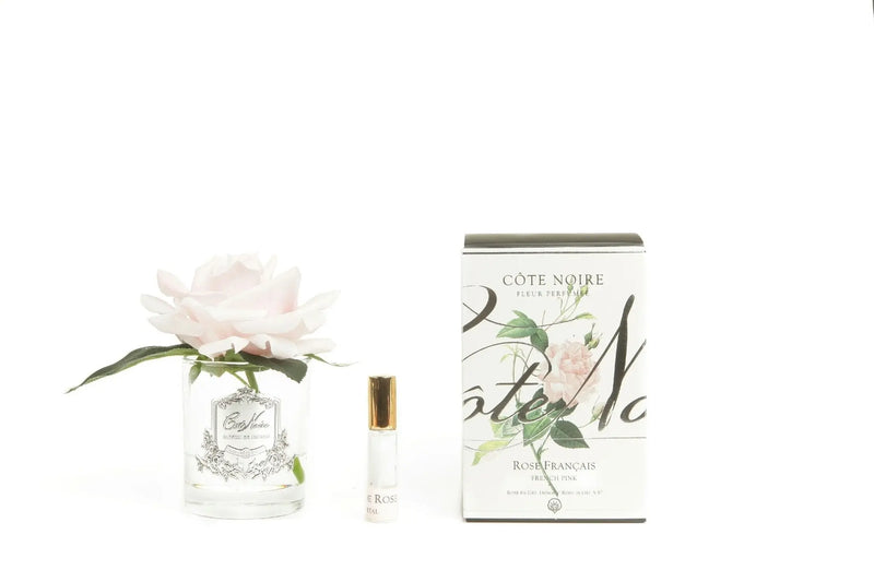Cote Noire Perfumed Natural Touch Single Rose - Clear- french pink - GMR06 Cote Noire